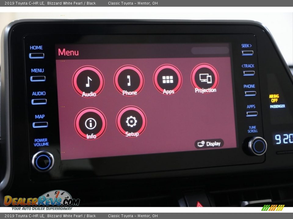 2019 Toyota C-HR LE Blizzard White Pearl / Black Photo #10
