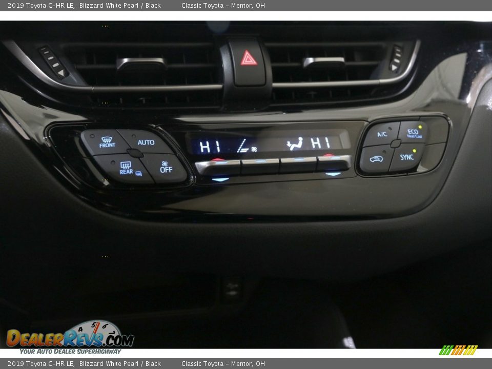 2019 Toyota C-HR LE Blizzard White Pearl / Black Photo #17
