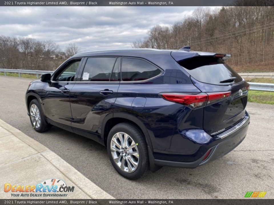 2021 Toyota Highlander Limited AWD Blueprint / Black Photo #2