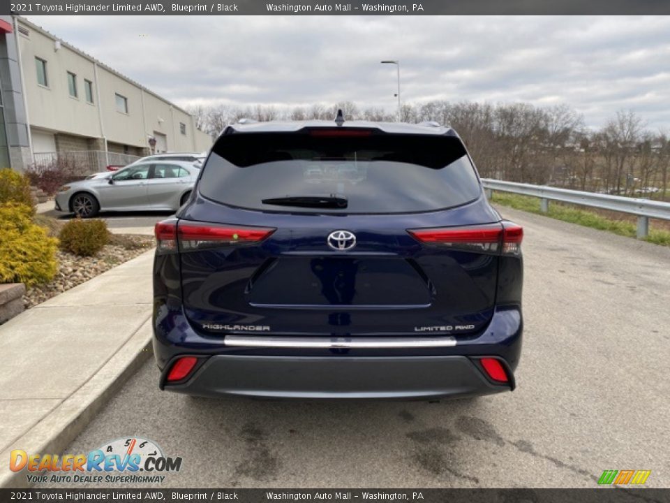 2021 Toyota Highlander Limited AWD Blueprint / Black Photo #15