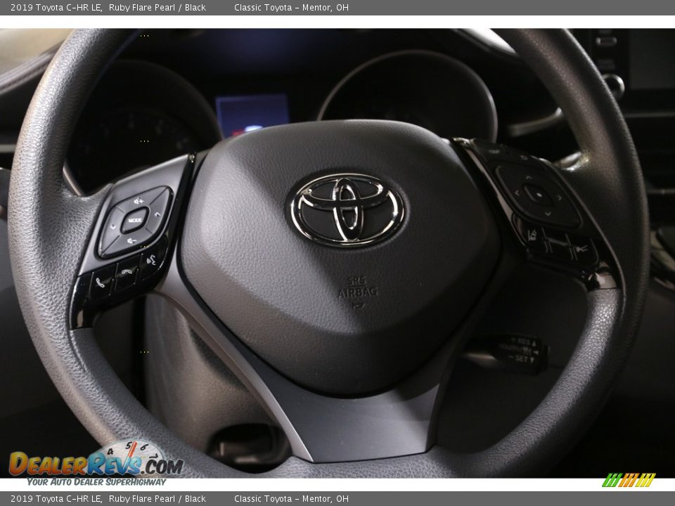 2019 Toyota C-HR LE Ruby Flare Pearl / Black Photo #9