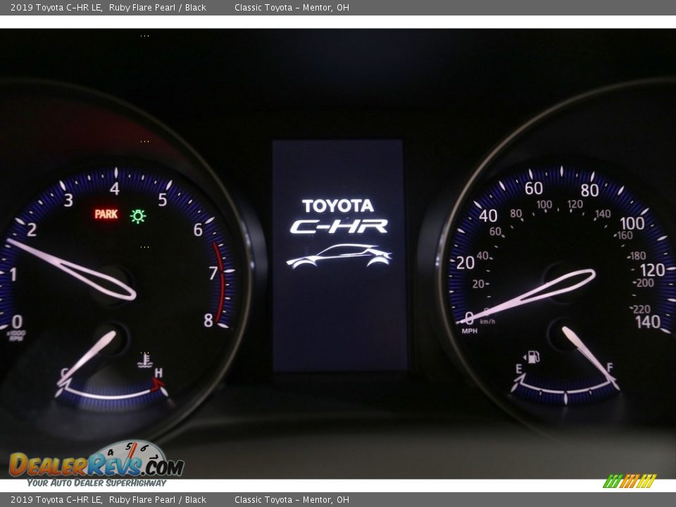 2019 Toyota C-HR LE Ruby Flare Pearl / Black Photo #11