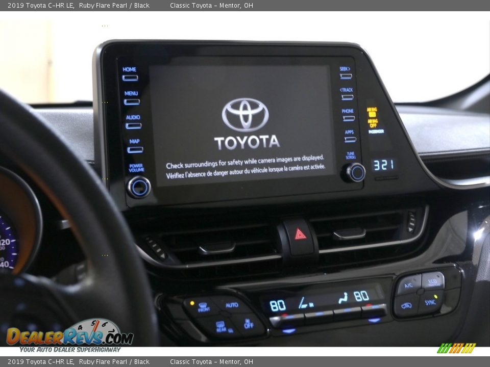 2019 Toyota C-HR LE Ruby Flare Pearl / Black Photo #13