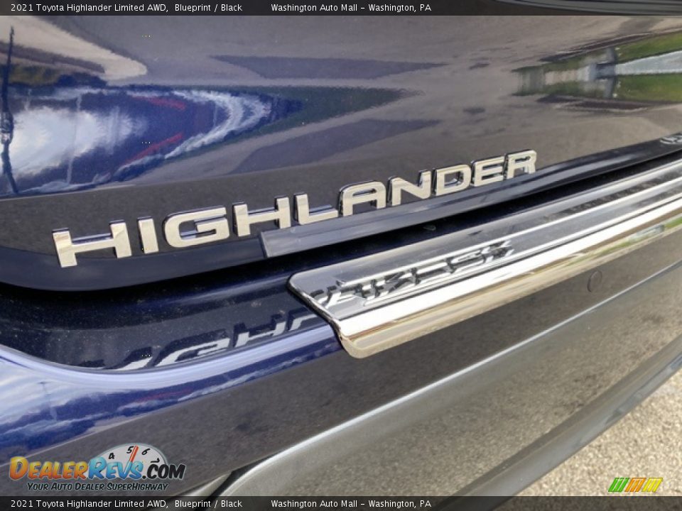 2021 Toyota Highlander Limited AWD Blueprint / Black Photo #25