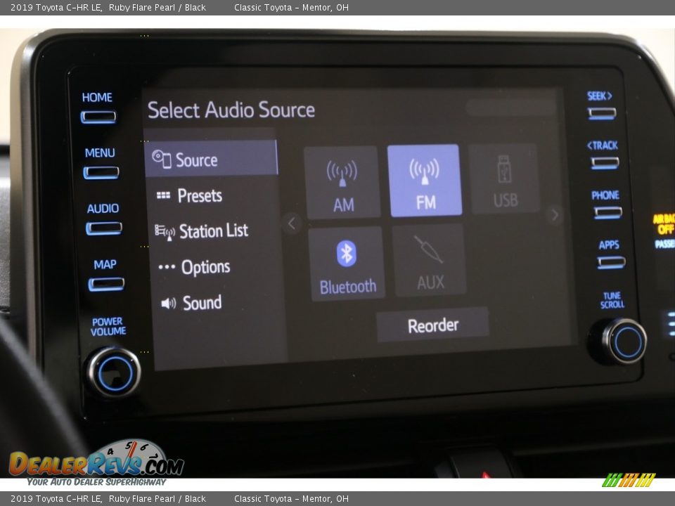 2019 Toyota C-HR LE Ruby Flare Pearl / Black Photo #17