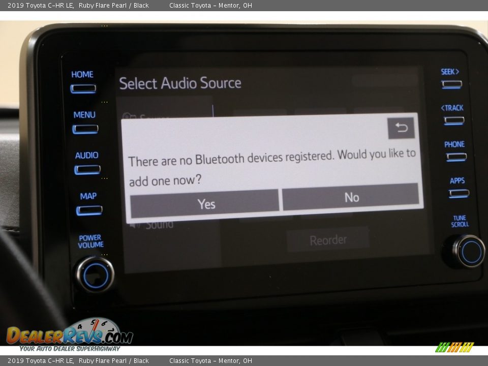 2019 Toyota C-HR LE Ruby Flare Pearl / Black Photo #19