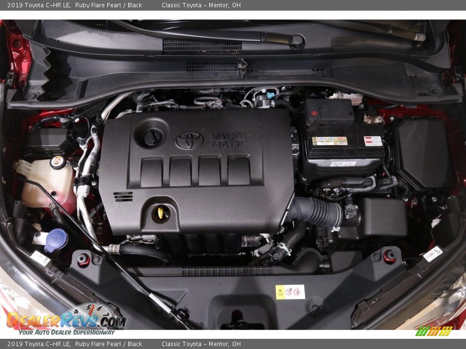 2019 Toyota C-HR LE Ruby Flare Pearl / Black Photo #27