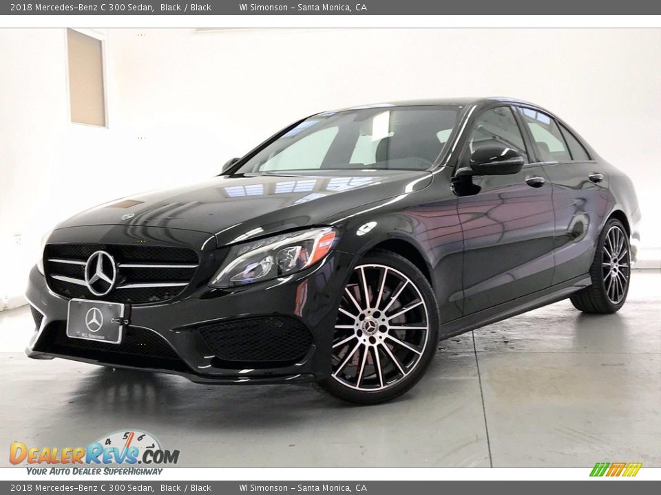 2018 Mercedes-Benz C 300 Sedan Black / Black Photo #12