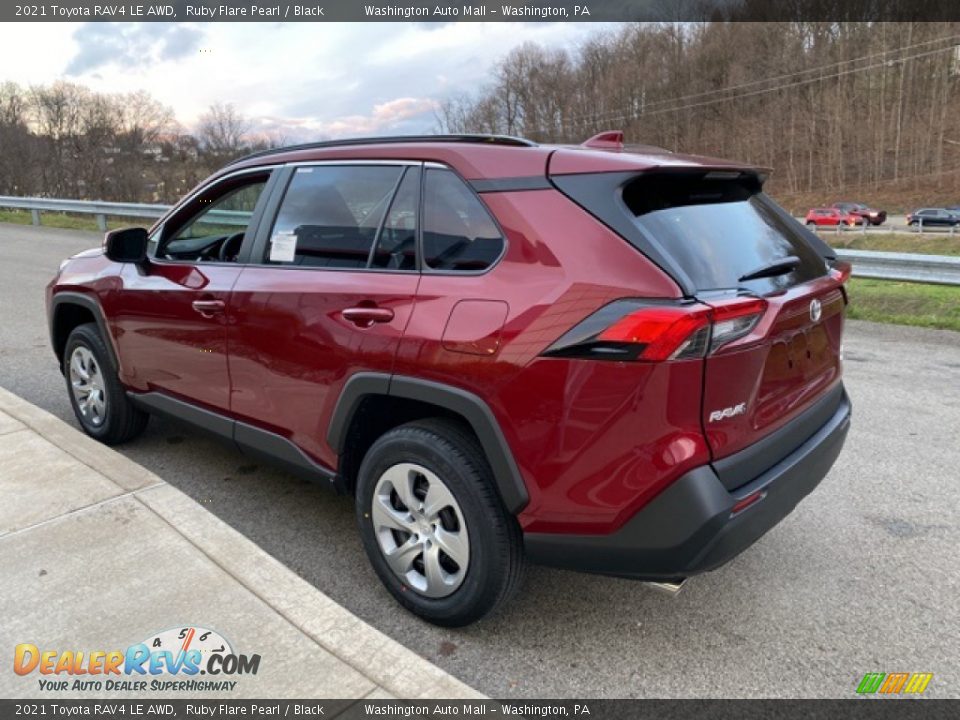 2021 Toyota RAV4 LE AWD Ruby Flare Pearl / Black Photo #2