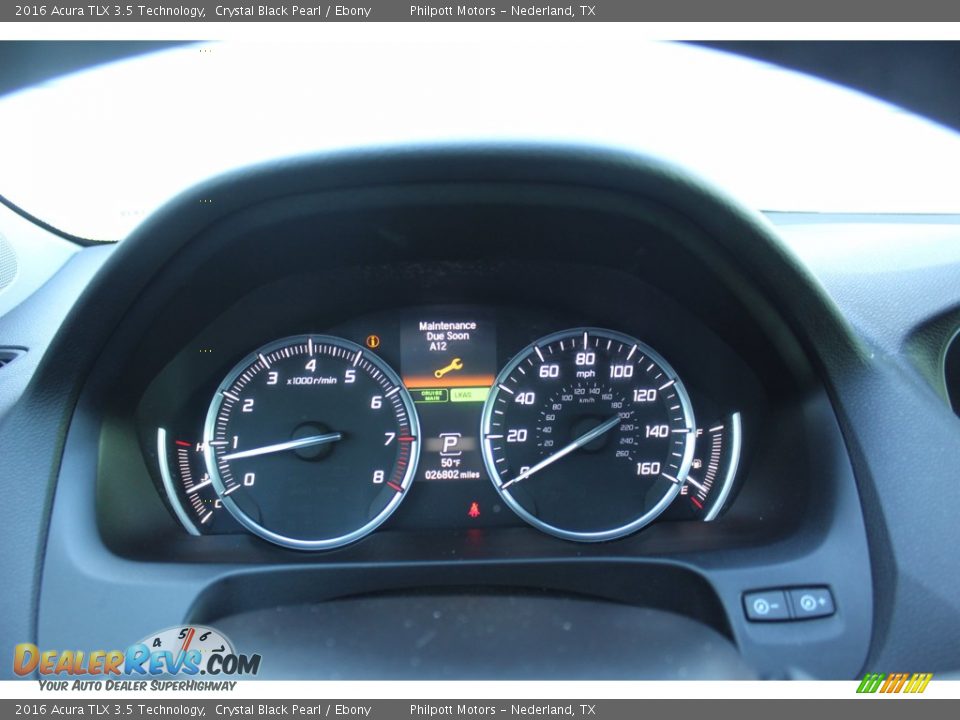 2016 Acura TLX 3.5 Technology Gauges Photo #16