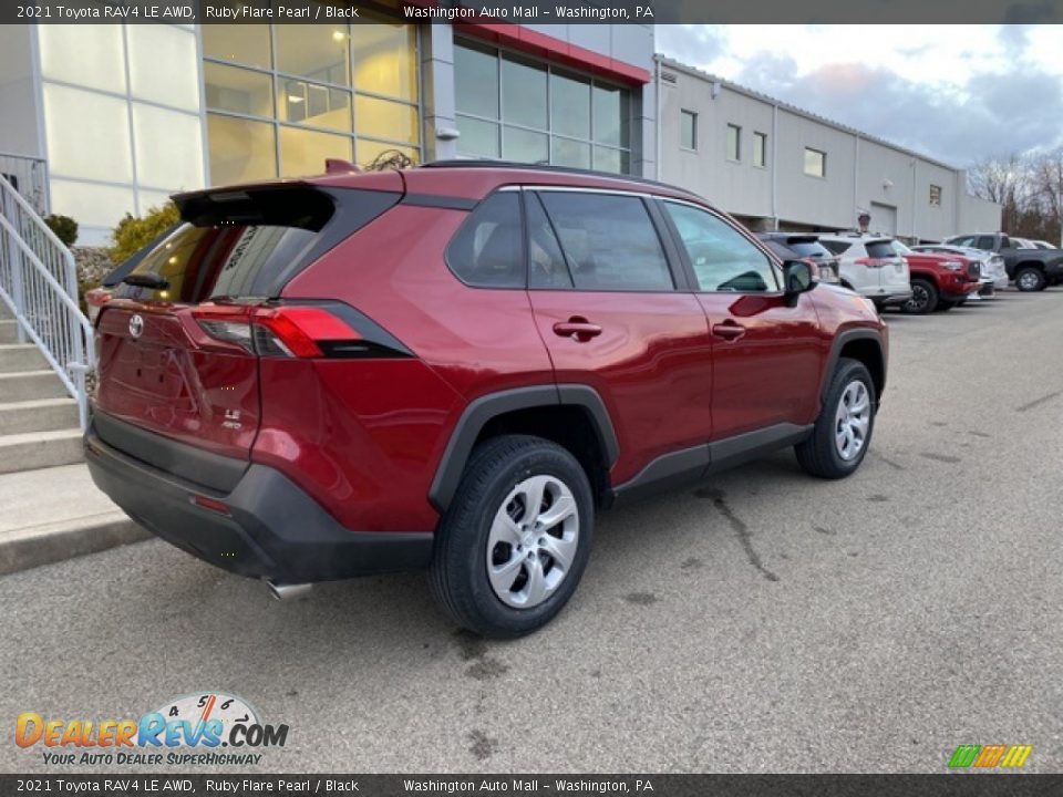 2021 Toyota RAV4 LE AWD Ruby Flare Pearl / Black Photo #13