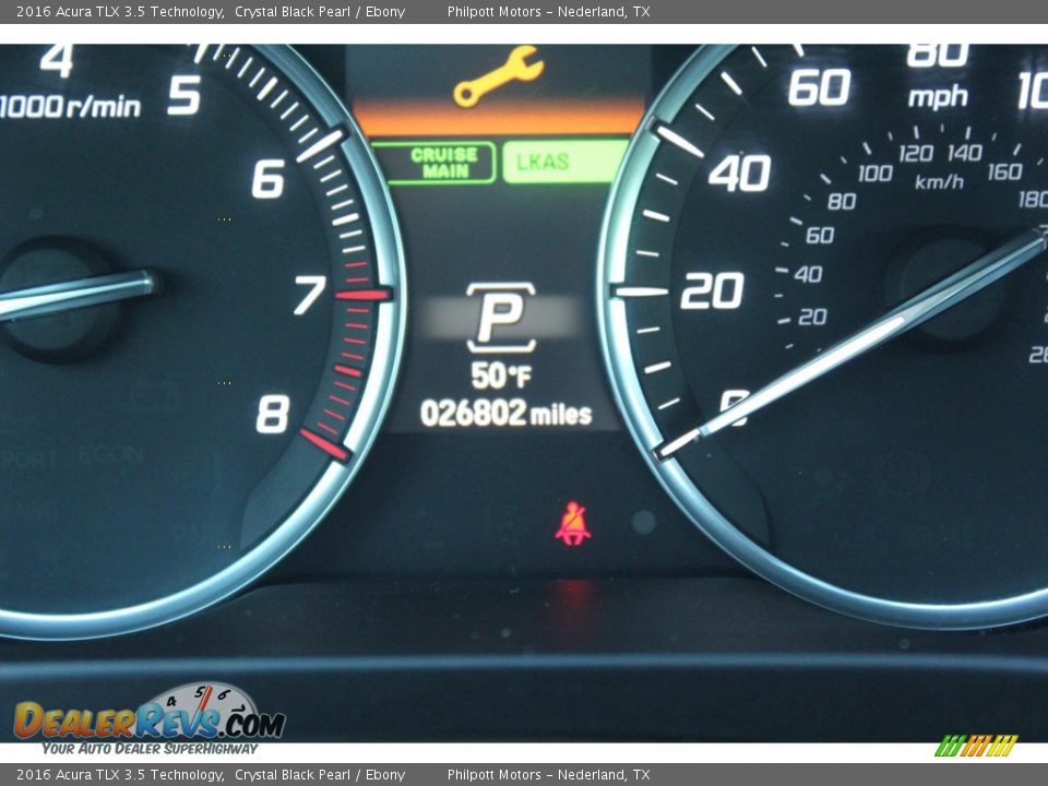2016 Acura TLX 3.5 Technology Crystal Black Pearl / Ebony Photo #17