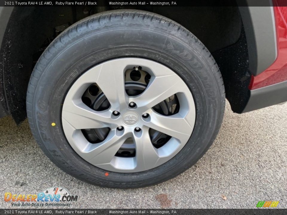 2021 Toyota RAV4 LE AWD Ruby Flare Pearl / Black Photo #27