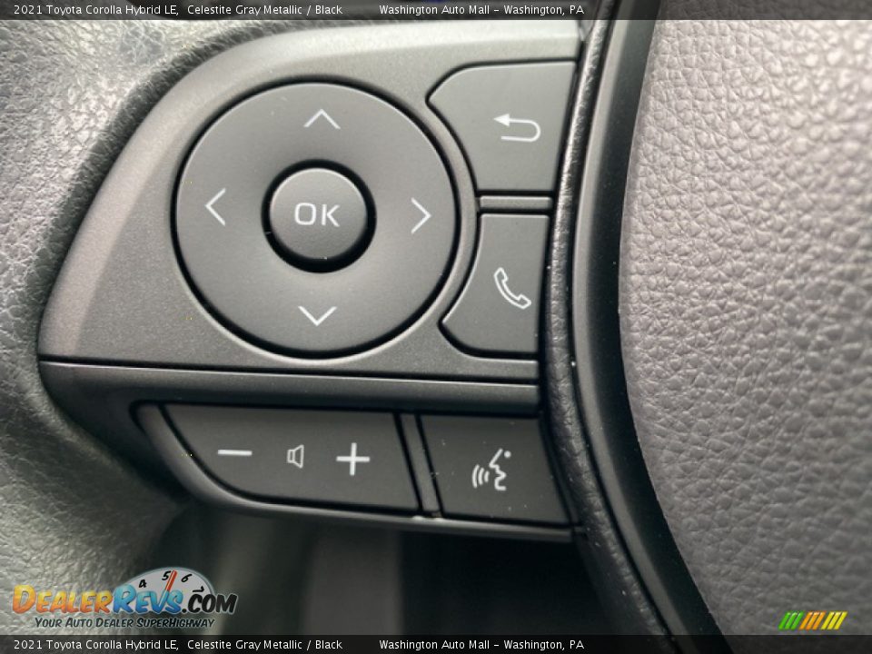2021 Toyota Corolla Hybrid LE Steering Wheel Photo #6
