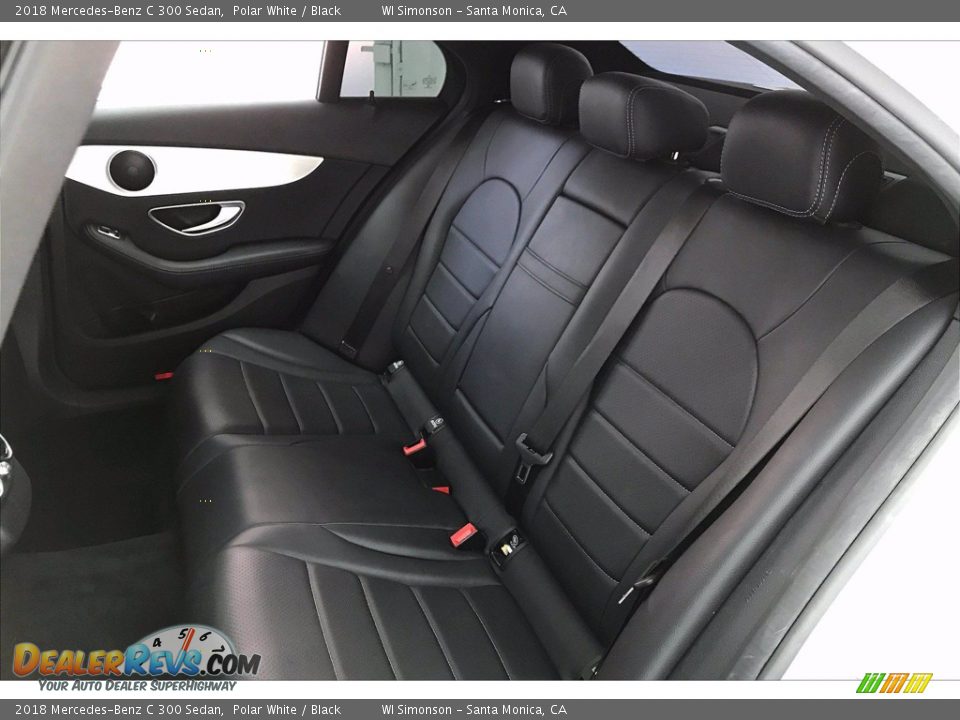 2018 Mercedes-Benz C 300 Sedan Polar White / Black Photo #20