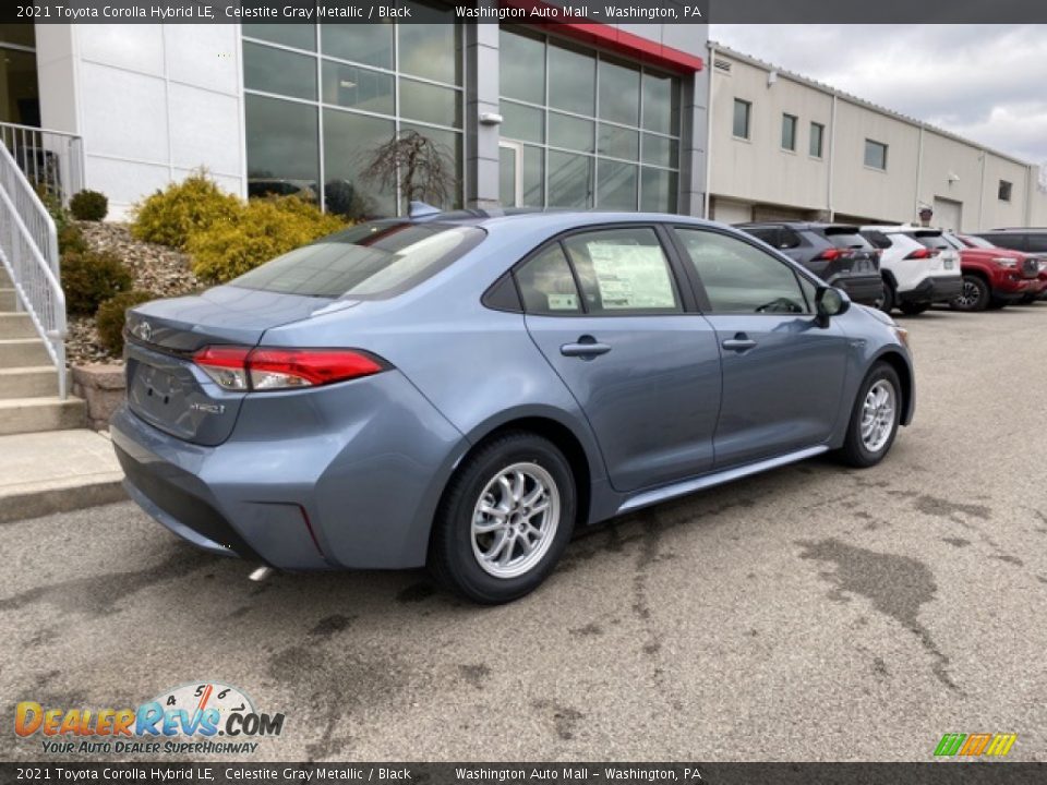 2021 Toyota Corolla Hybrid LE Celestite Gray Metallic / Black Photo #13