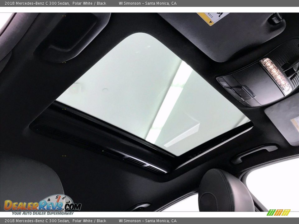 2018 Mercedes-Benz C 300 Sedan Polar White / Black Photo #25