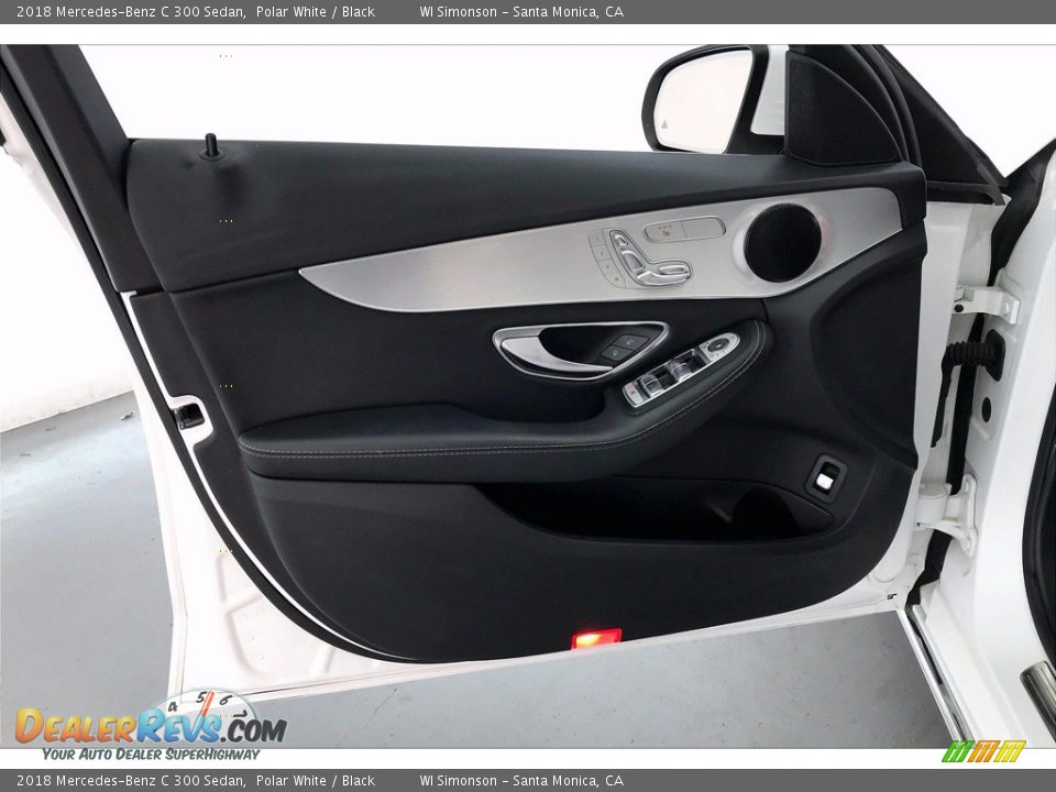 2018 Mercedes-Benz C 300 Sedan Polar White / Black Photo #26