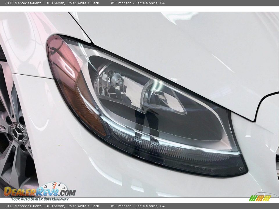 2018 Mercedes-Benz C 300 Sedan Polar White / Black Photo #28