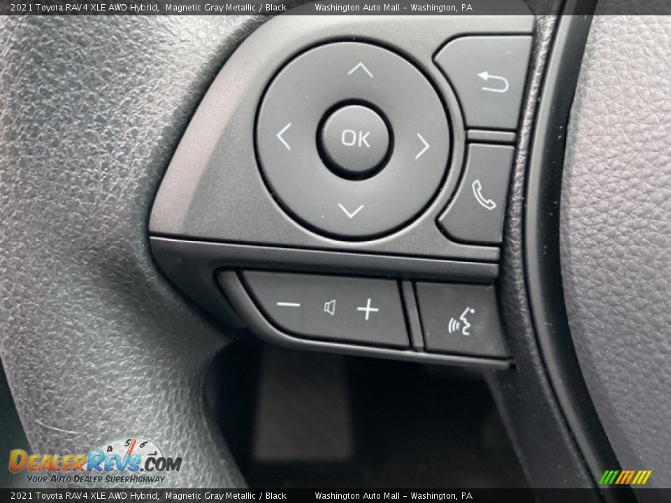 2021 Toyota RAV4 XLE AWD Hybrid Magnetic Gray Metallic / Black Photo #6