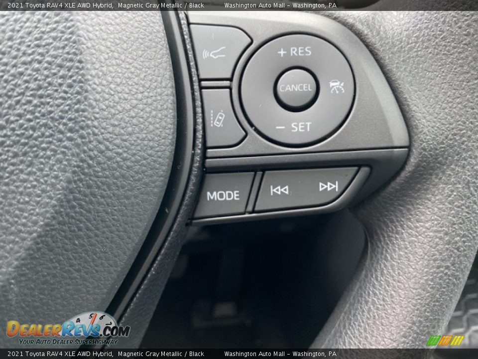 2021 Toyota RAV4 XLE AWD Hybrid Magnetic Gray Metallic / Black Photo #7