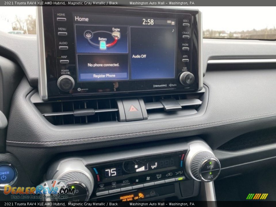 2021 Toyota RAV4 XLE AWD Hybrid Magnetic Gray Metallic / Black Photo #8
