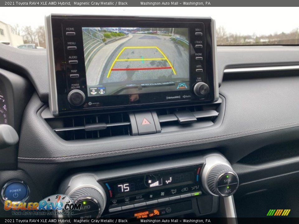 2021 Toyota RAV4 XLE AWD Hybrid Magnetic Gray Metallic / Black Photo #9