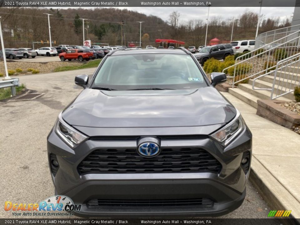 2021 Toyota RAV4 XLE AWD Hybrid Magnetic Gray Metallic / Black Photo #12