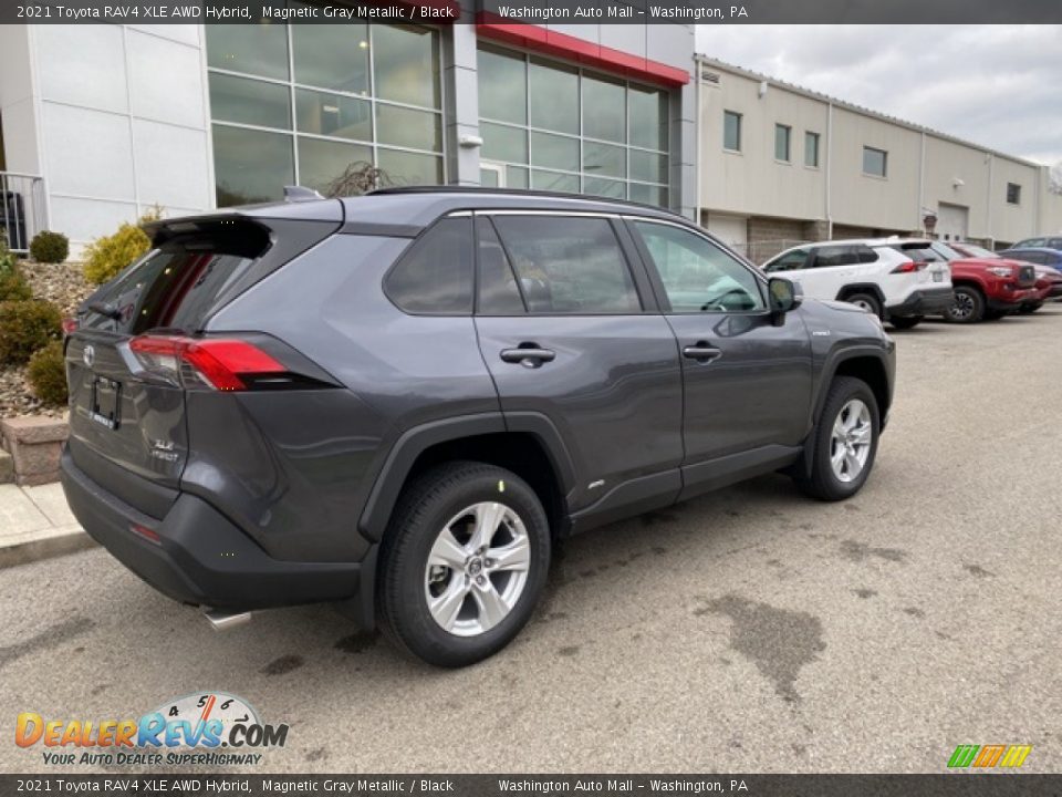 2021 Toyota RAV4 XLE AWD Hybrid Magnetic Gray Metallic / Black Photo #14