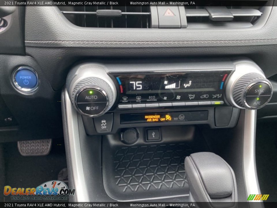 2021 Toyota RAV4 XLE AWD Hybrid Magnetic Gray Metallic / Black Photo #16