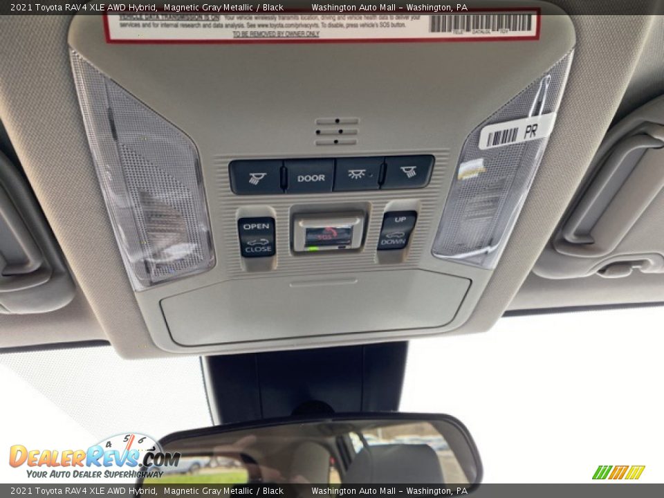 2021 Toyota RAV4 XLE AWD Hybrid Magnetic Gray Metallic / Black Photo #18