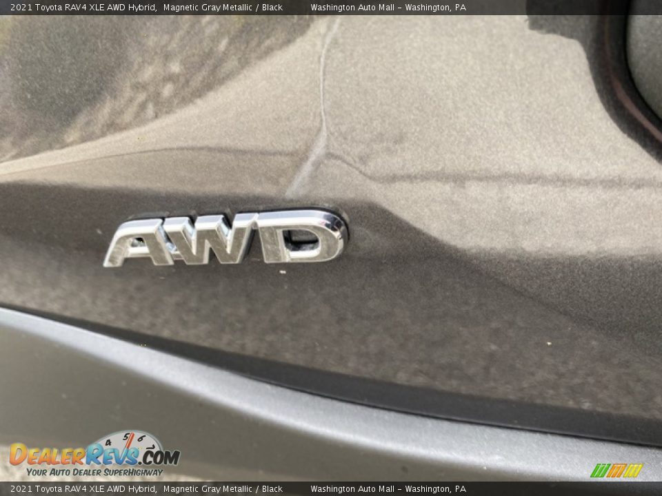 2021 Toyota RAV4 XLE AWD Hybrid Magnetic Gray Metallic / Black Photo #25