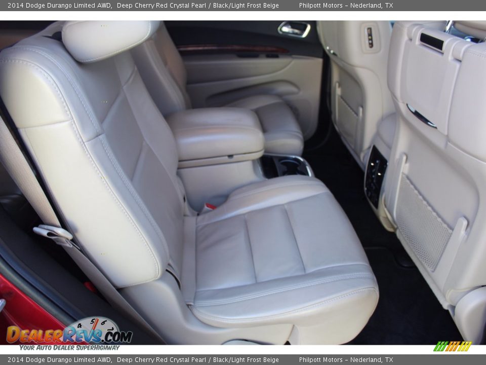 2014 Dodge Durango Limited AWD Deep Cherry Red Crystal Pearl / Black/Light Frost Beige Photo #30