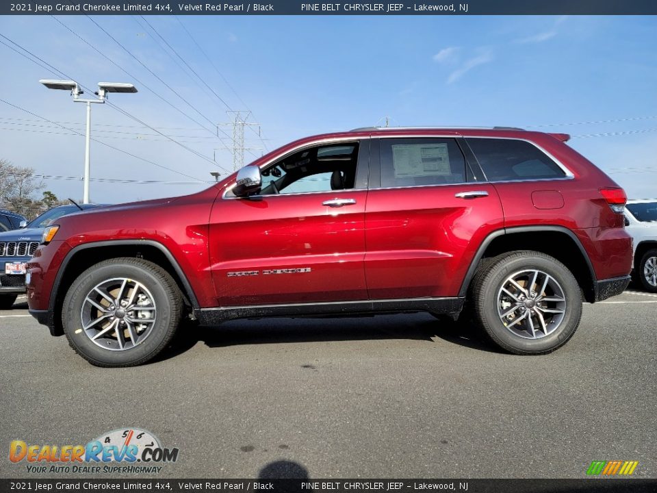 Velvet Red Pearl 2021 Jeep Grand Cherokee Limited 4x4 Photo #4