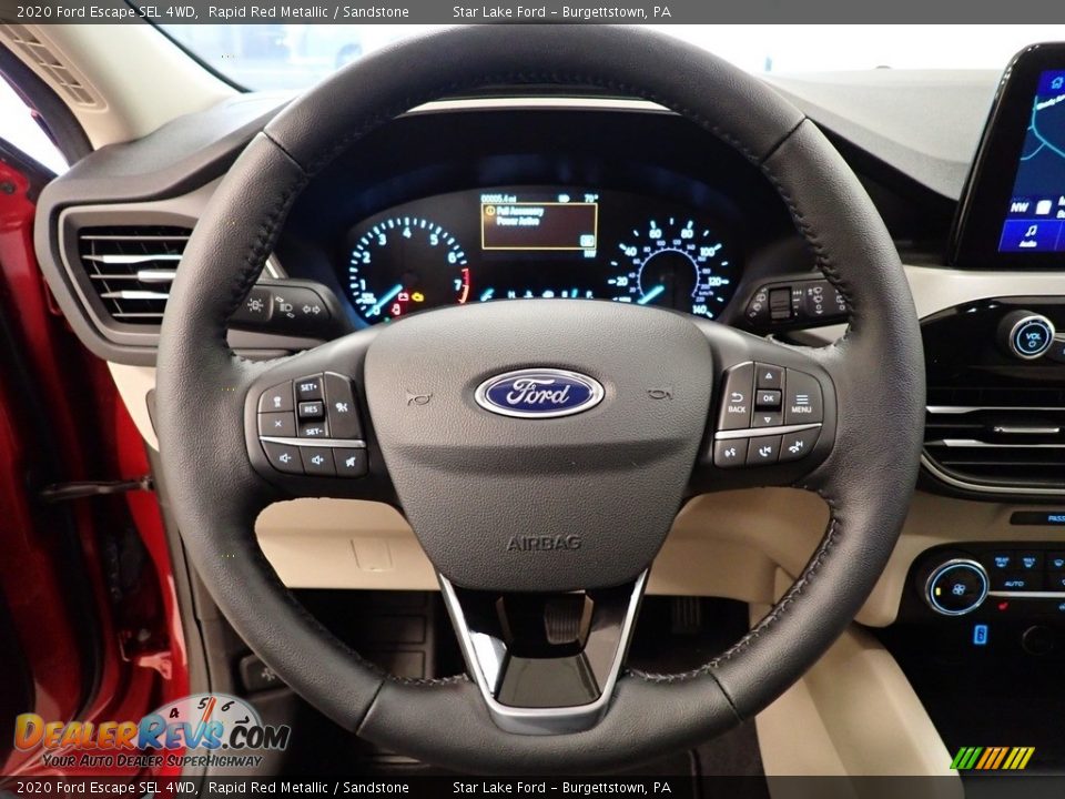 2020 Ford Escape SEL 4WD Rapid Red Metallic / Sandstone Photo #15