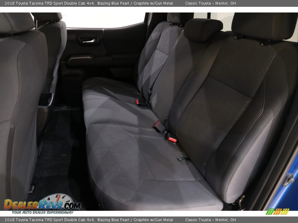 2018 Toyota Tacoma TRD Sport Double Cab 4x4 Blazing Blue Pearl / Graphite w/Gun Metal Photo #19