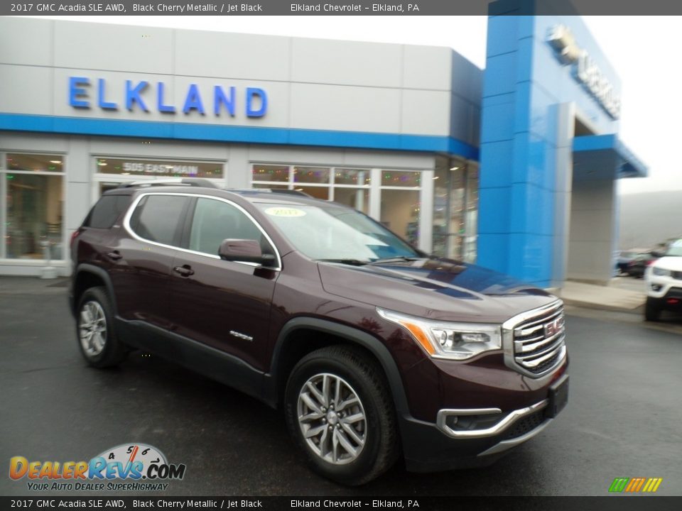 2017 GMC Acadia SLE AWD Black Cherry Metallic / Jet Black Photo #4