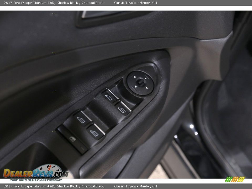2017 Ford Escape Titanium 4WD Shadow Black / Charcoal Black Photo #6