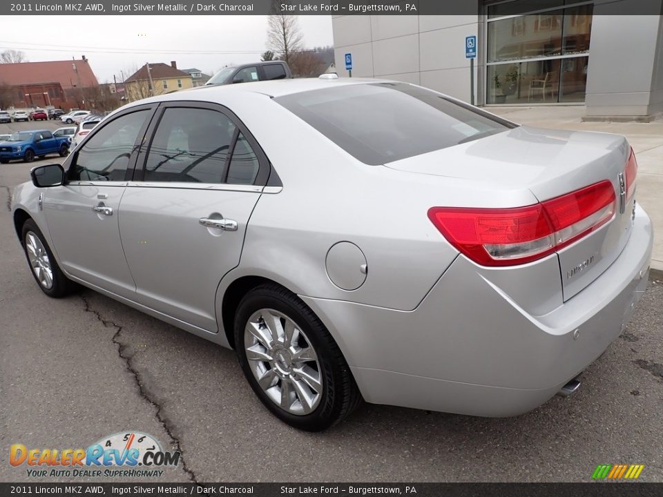 2011 Lincoln MKZ AWD Ingot Silver Metallic / Dark Charcoal Photo #3