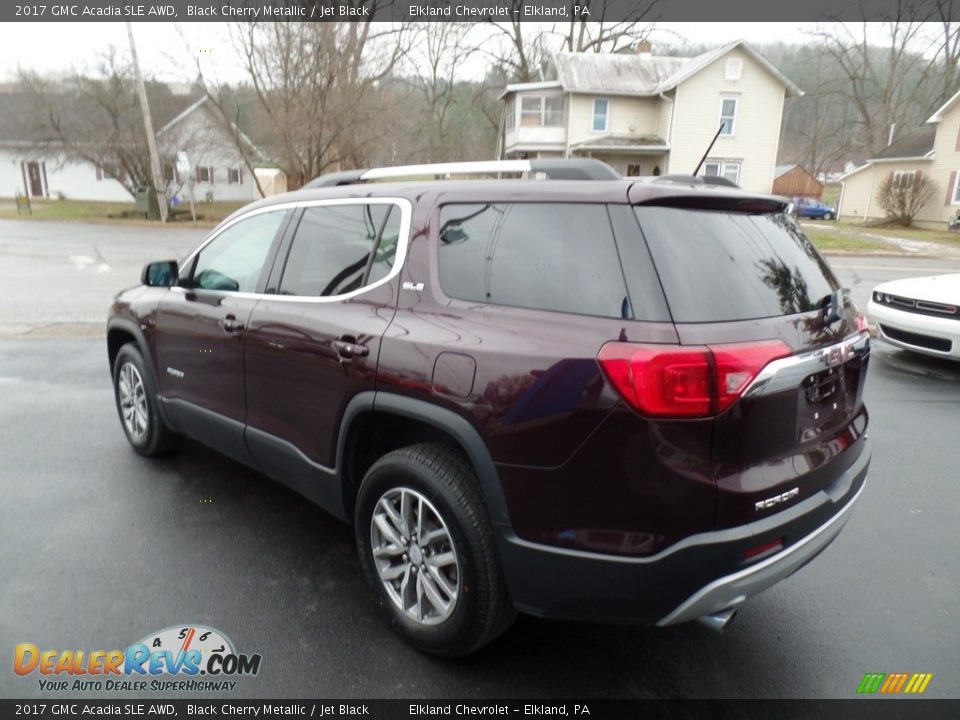 2017 GMC Acadia SLE AWD Black Cherry Metallic / Jet Black Photo #8