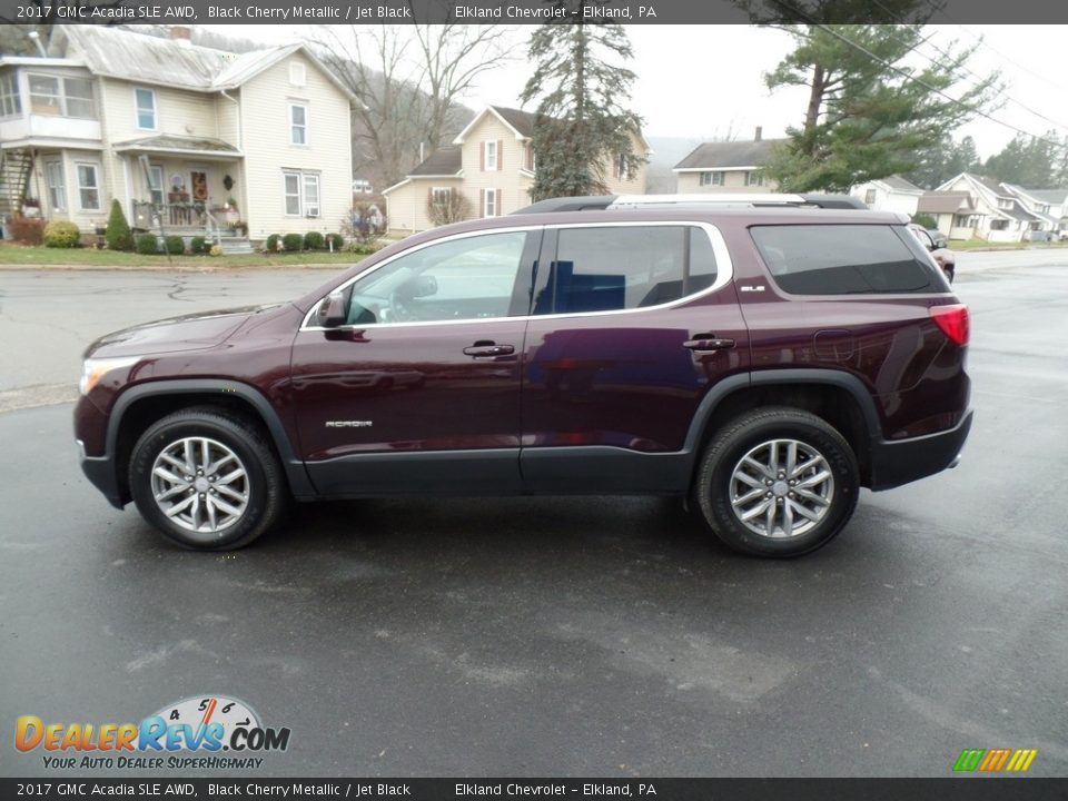 2017 GMC Acadia SLE AWD Black Cherry Metallic / Jet Black Photo #9