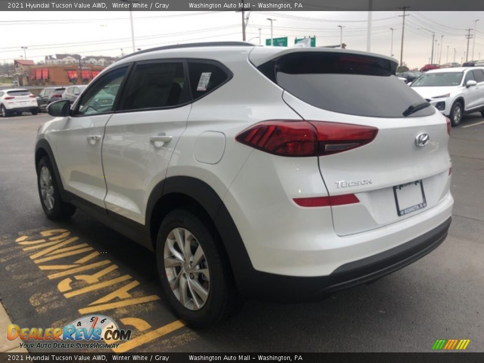 2021 Hyundai Tucson Value AWD Winter White / Gray Photo #3