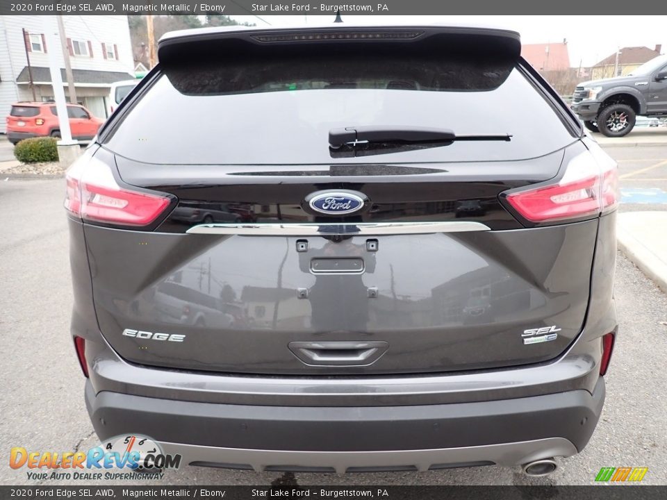 2020 Ford Edge SEL AWD Magnetic Metallic / Ebony Photo #4