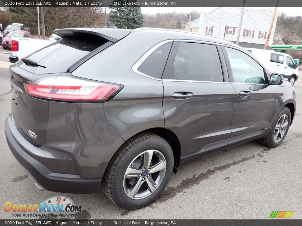 2020 Ford Edge SEL AWD Magnetic Metallic / Ebony Photo #6