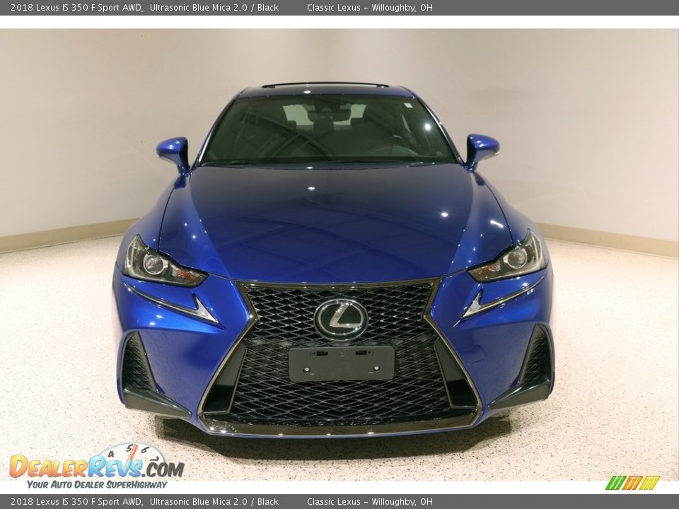 2018 Lexus IS 350 F Sport AWD Ultrasonic Blue Mica 2.0 / Black Photo #2