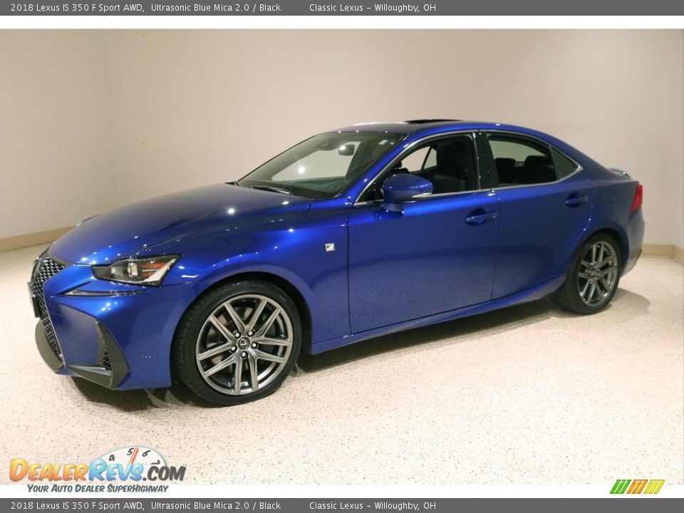 Ultrasonic Blue Mica 2.0 2018 Lexus IS 350 F Sport AWD Photo #3