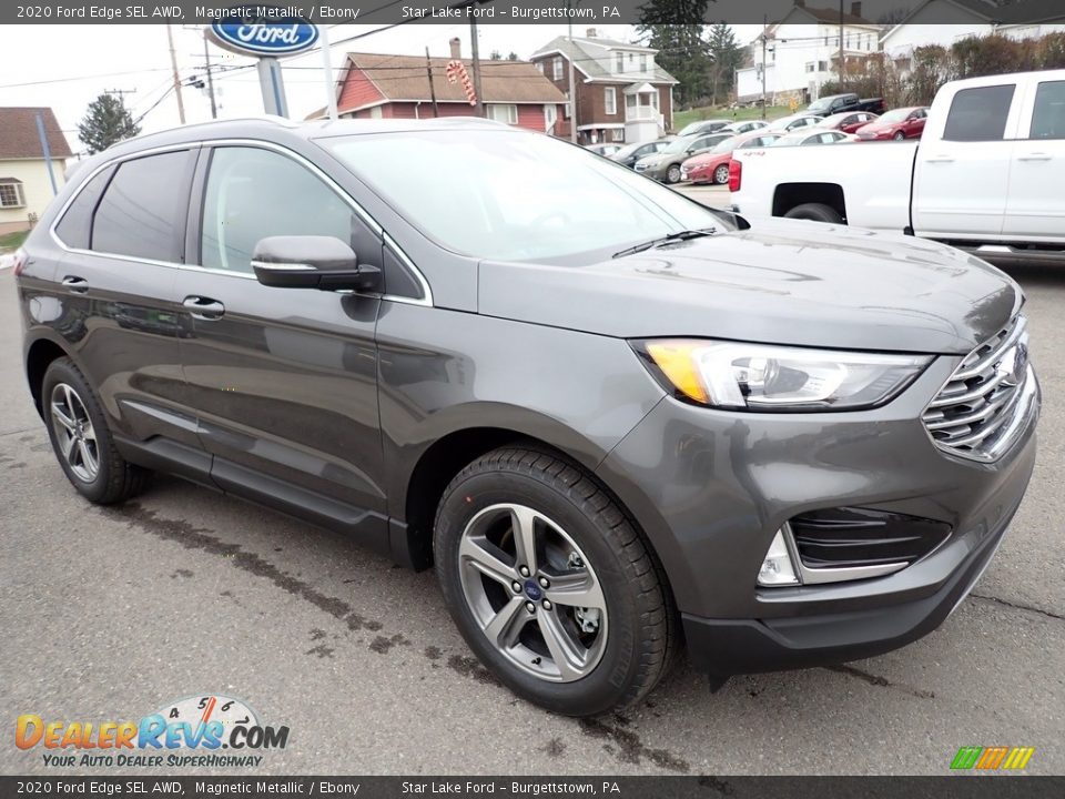 2020 Ford Edge SEL AWD Magnetic Metallic / Ebony Photo #8