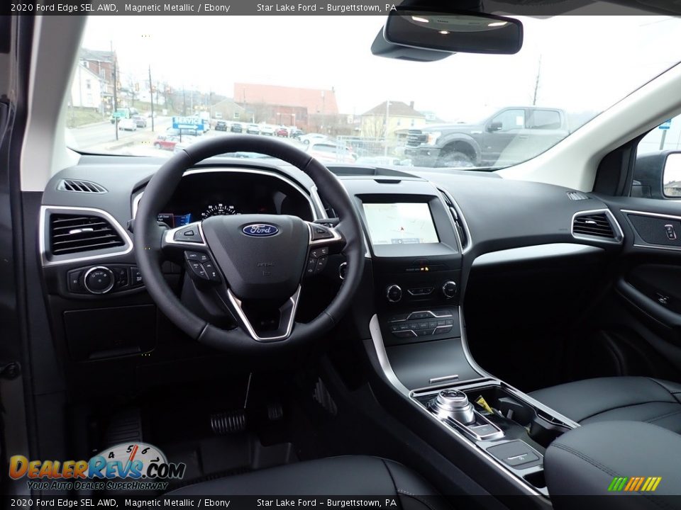 2020 Ford Edge SEL AWD Magnetic Metallic / Ebony Photo #12