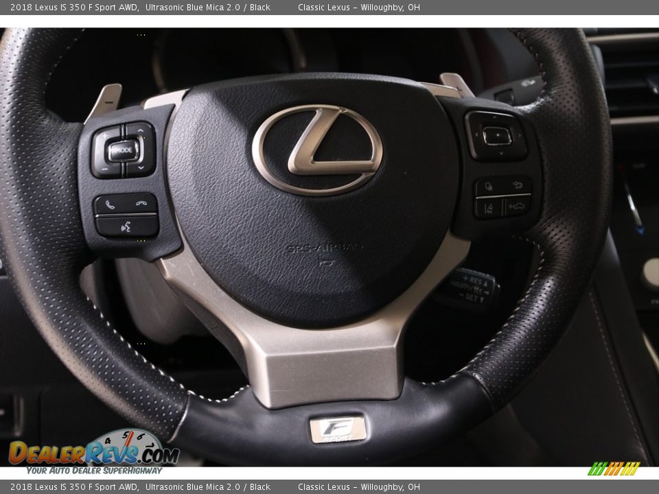 2018 Lexus IS 350 F Sport AWD Steering Wheel Photo #10