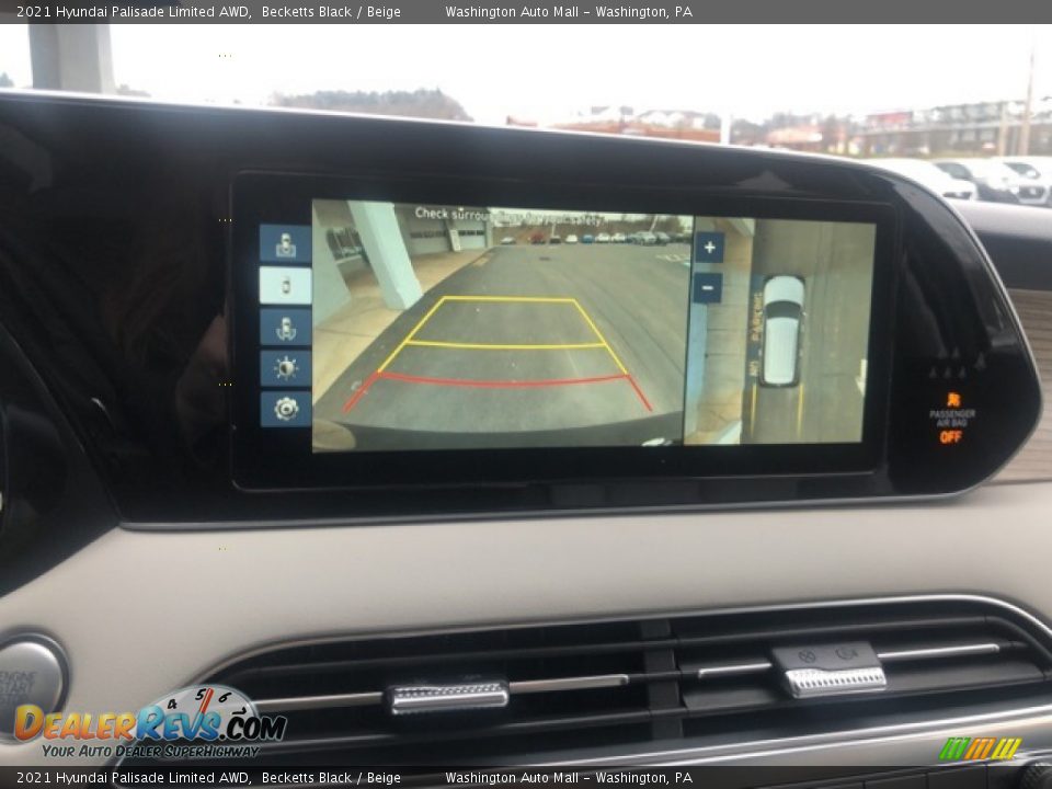 2021 Hyundai Palisade Limited AWD Becketts Black / Beige Photo #6